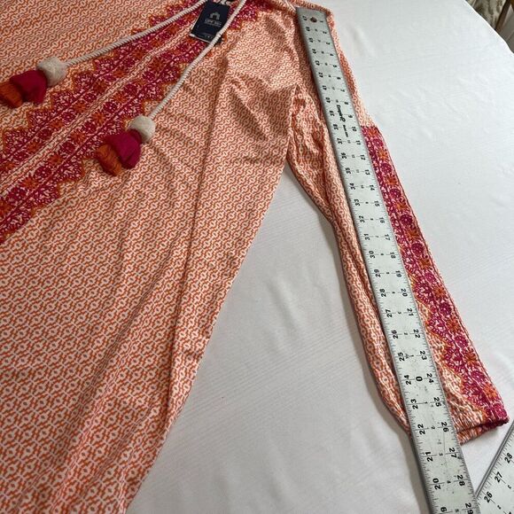 NWT Cabana Life Tulum UPF 50+ Tassel Tunic Dress Size XL New - Picture 6 of 11